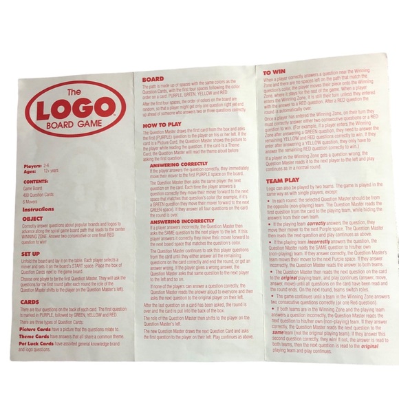 BOARD GAME - Spin Master The Logo Board Game For Two To Six Players. - Picture 9 of 16